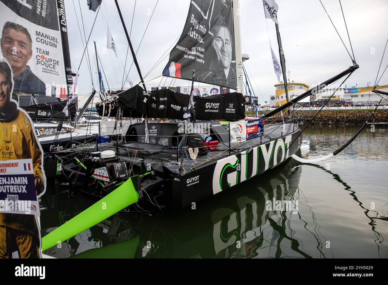 Benjamin Dutreux boat (Guyot Environnement Water Family) on the