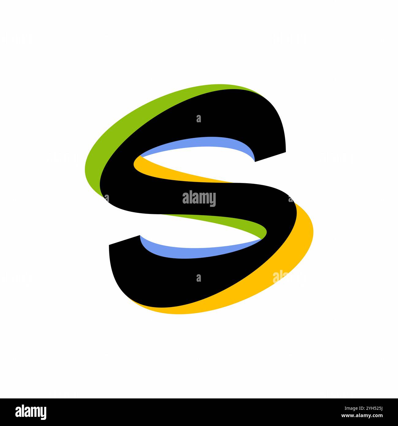 Initial Letter S Logo Design Stock Vector Image &amp; Art - Alamy