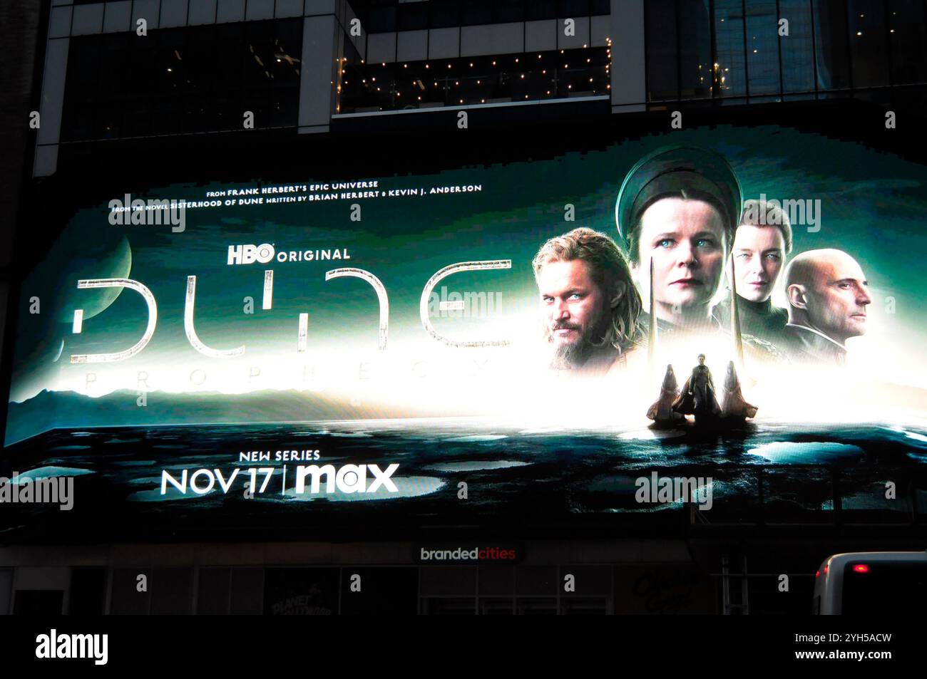 A billboard advertising the HBO original television series, Dune ...