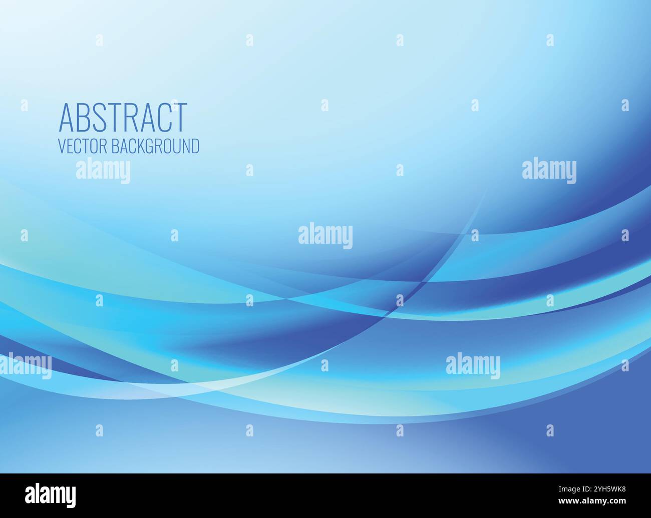 blue abstract wavy shiny background Stock Vector Image & Art - Alamy