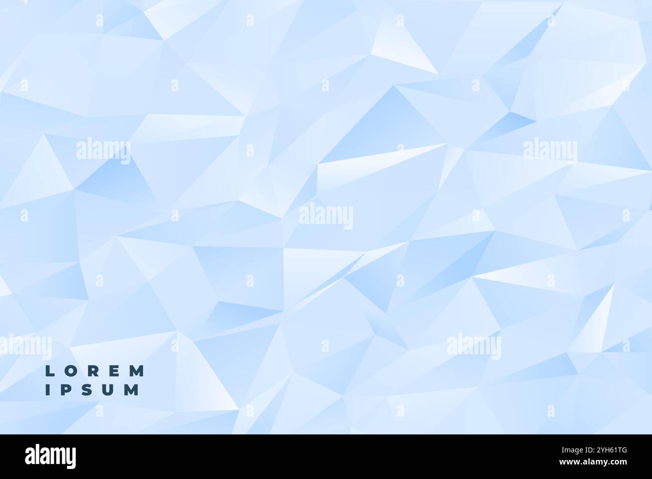 abstract subtle light blue or white low poly background Stock Vector ...