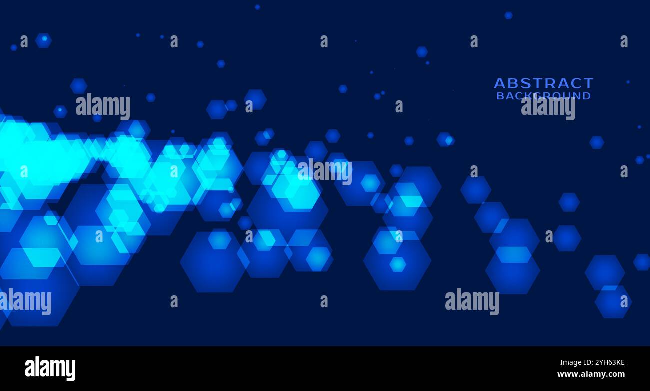abstract technology background with hexagonal shapes Stock Vector Image ...