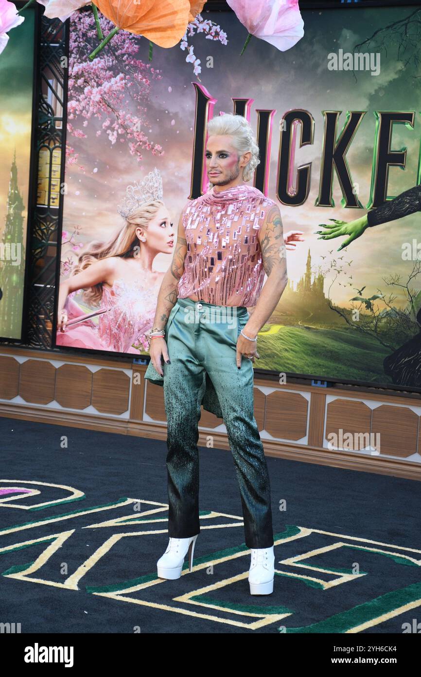 Los Angeles, California, USA 9th November 2024 Actor Frankie Grande ...