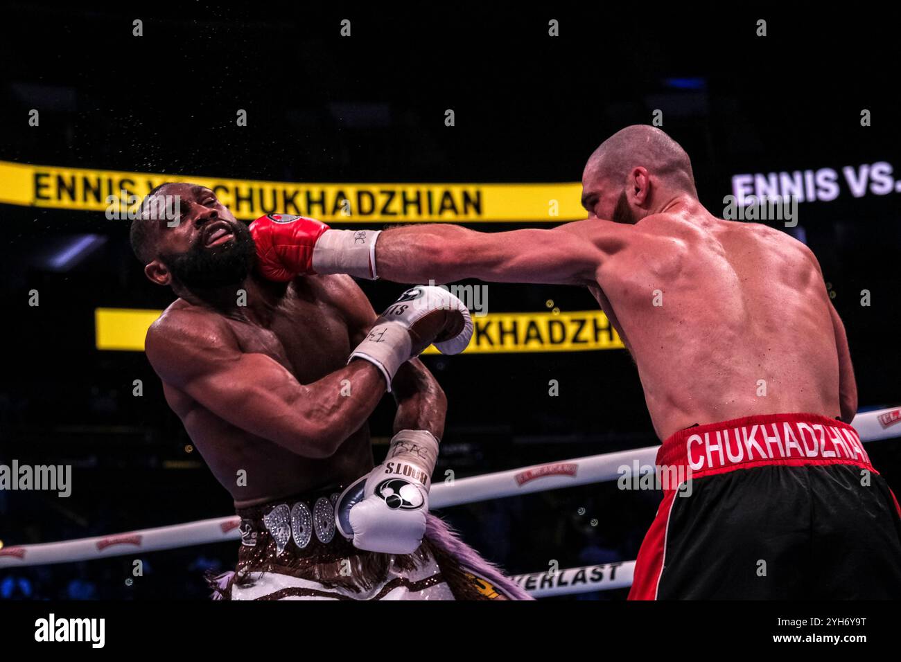 Ibf welterweight championship belt in hi-res stock