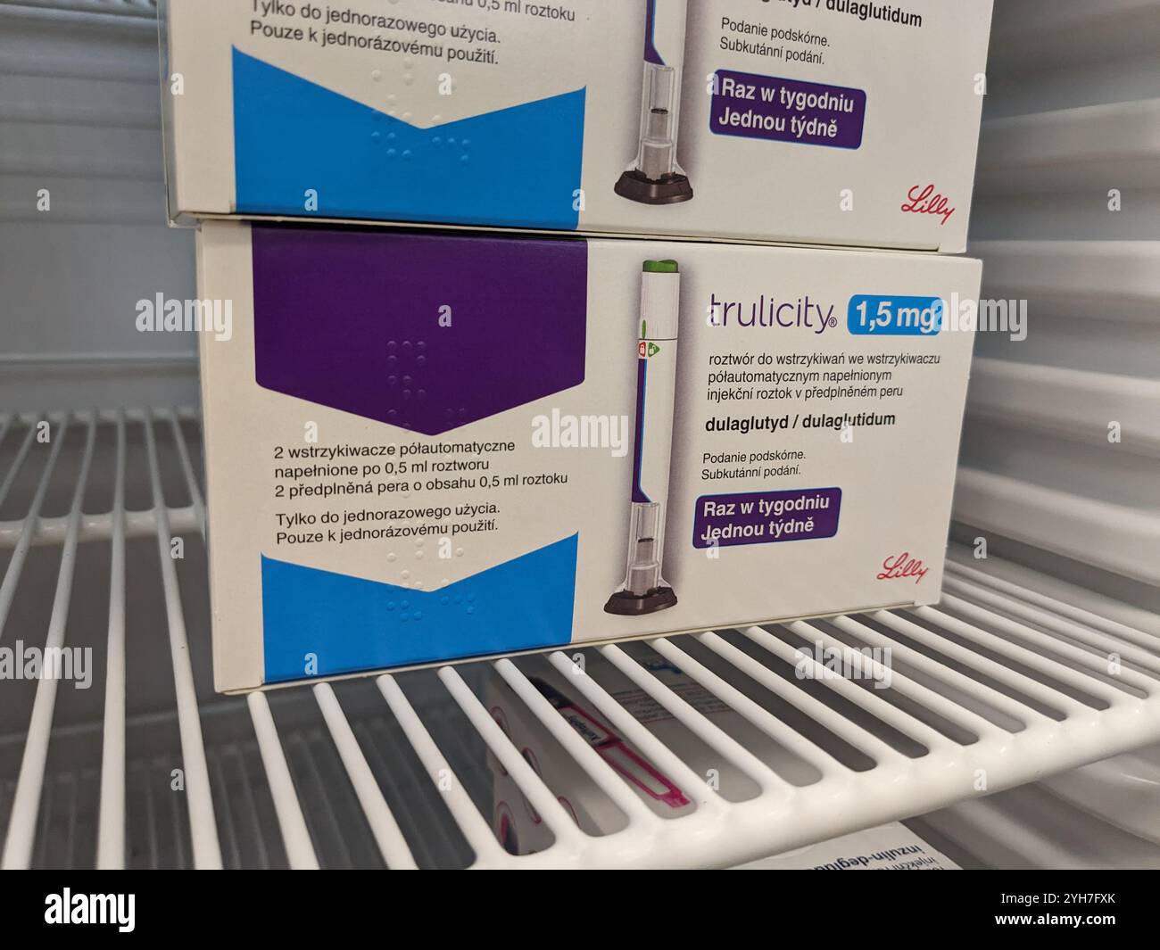 Prague,Czech republic June 22 2024box of TRULICITY 1,5 mg Eli lilly