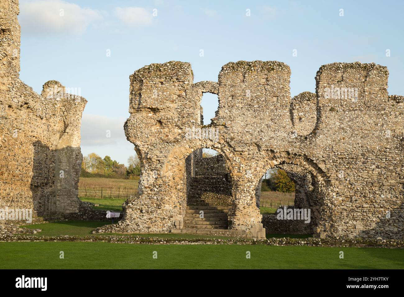 ruins Castle Acre Cluniac Priory Stock Photo - Alamy
