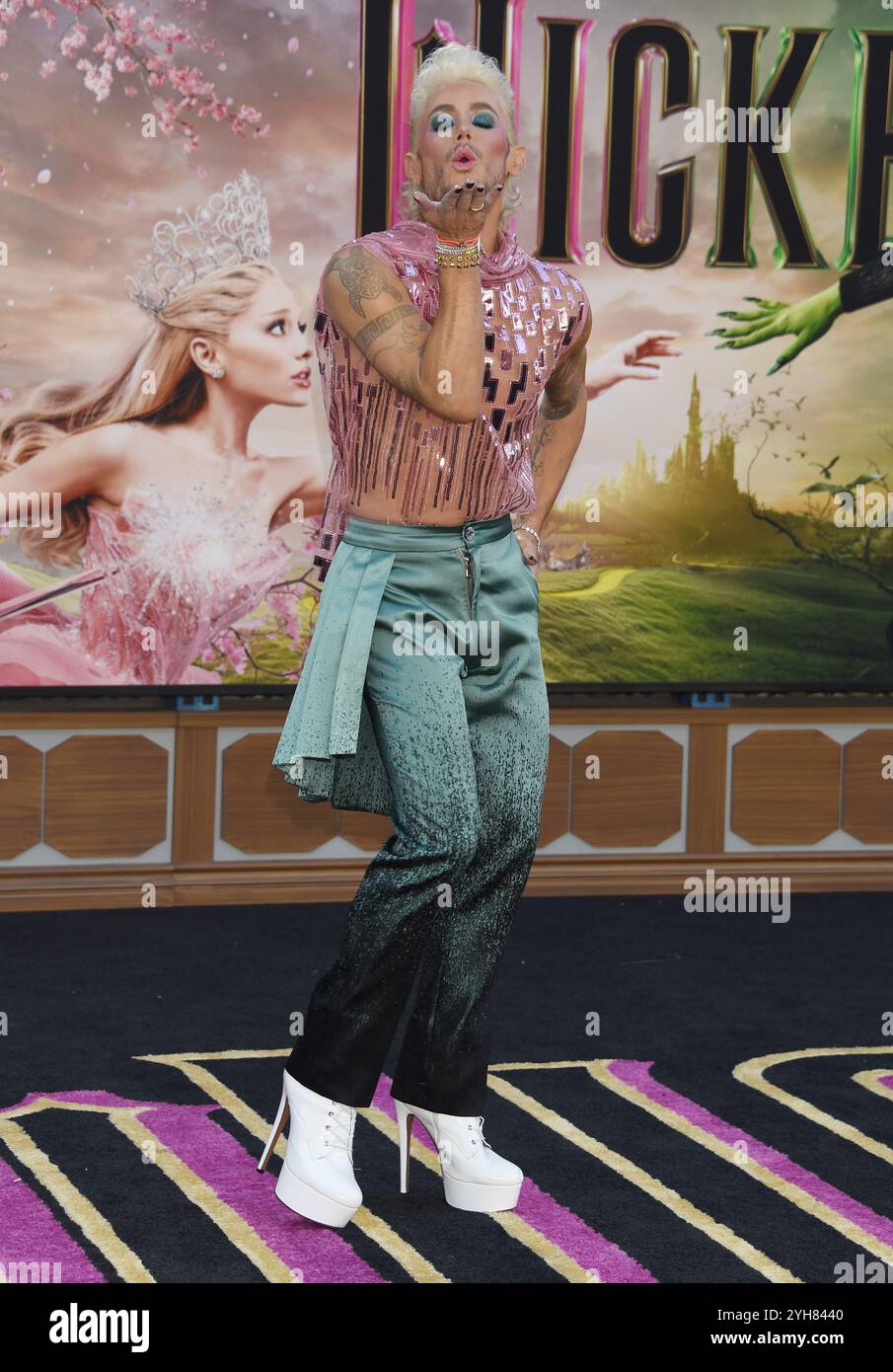 Los Angeles, USA. 09th Nov, 2024. Frankie Grande arriving to the ...