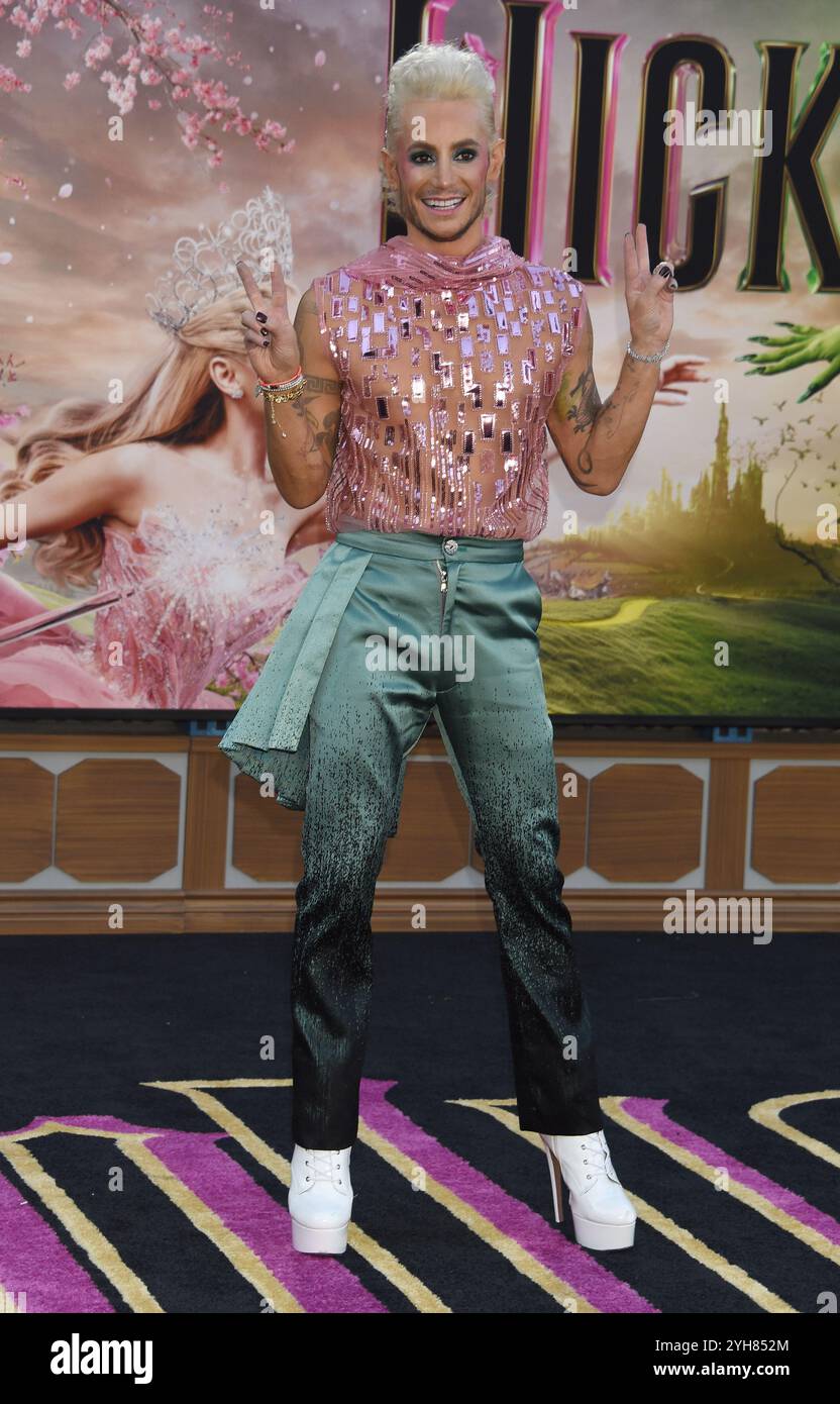 Los Angeles, USA. 09th Nov, 2024. Frankie Grande arriving to the ...