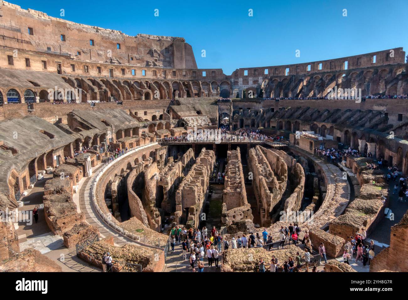 Rome, Italy - November 1, 2024: Numerous tourists visiting the Roman ...