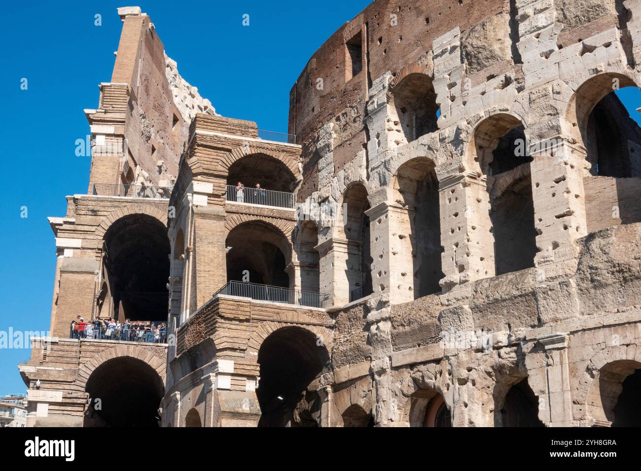 Rome, Italy - November 1, 2024: Architectural detail of the exterior of ...