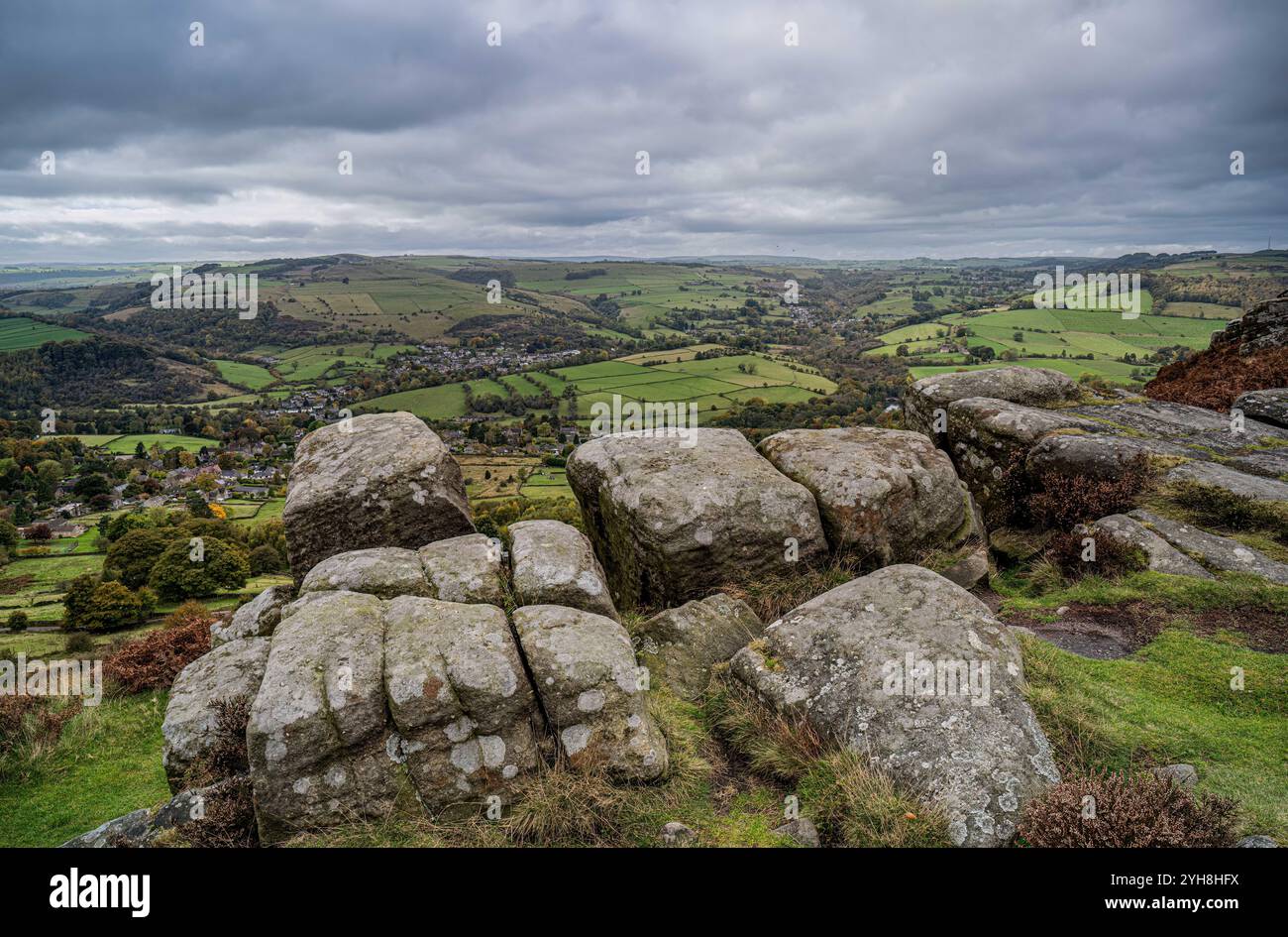 Curbar Edge, Peak District Stock Photo - Alamy