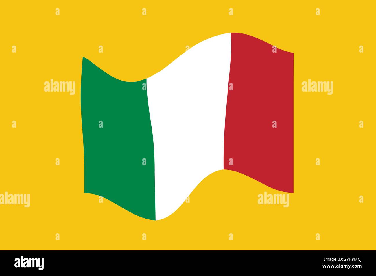 Flag of Italy. Italian national symbol in official colors. Template ...
