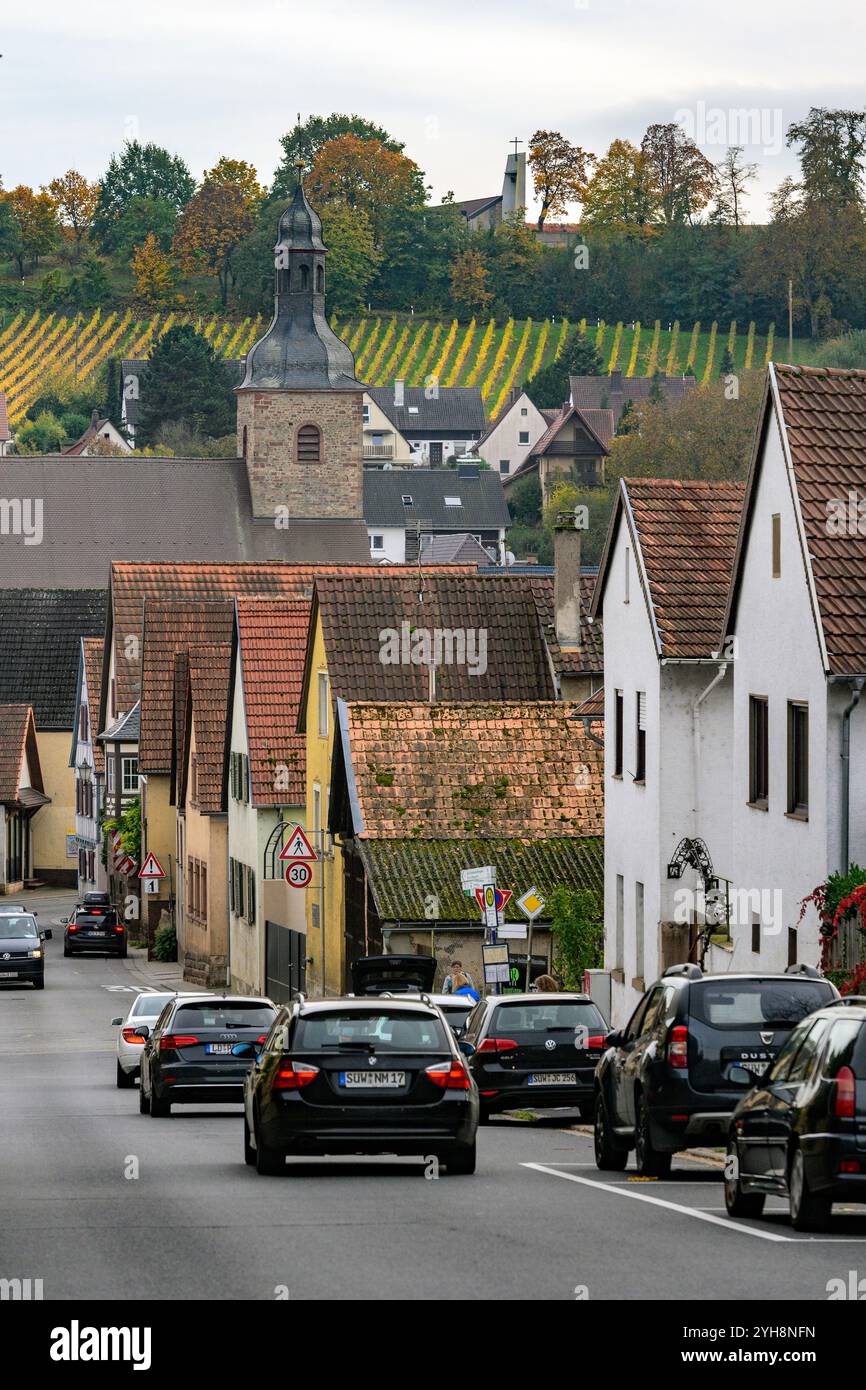 Klingen,münster, a small town and municipality at Südliche Weinstrasse (Rhineland-Palatinate), southern Germany. Stock Photo