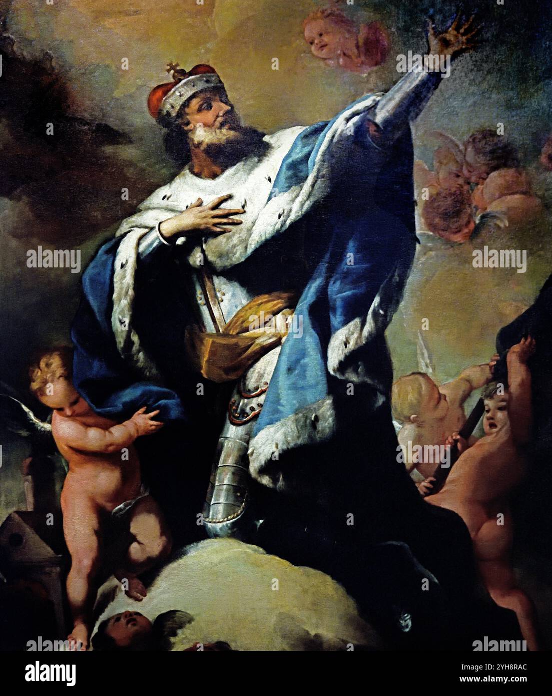 Apotheosis Saint Leopold, 1699, by Peter Strudel 1660-1714 ,Austria, Austrian, ( Museum of Fine art Budapest ) Stock Photo