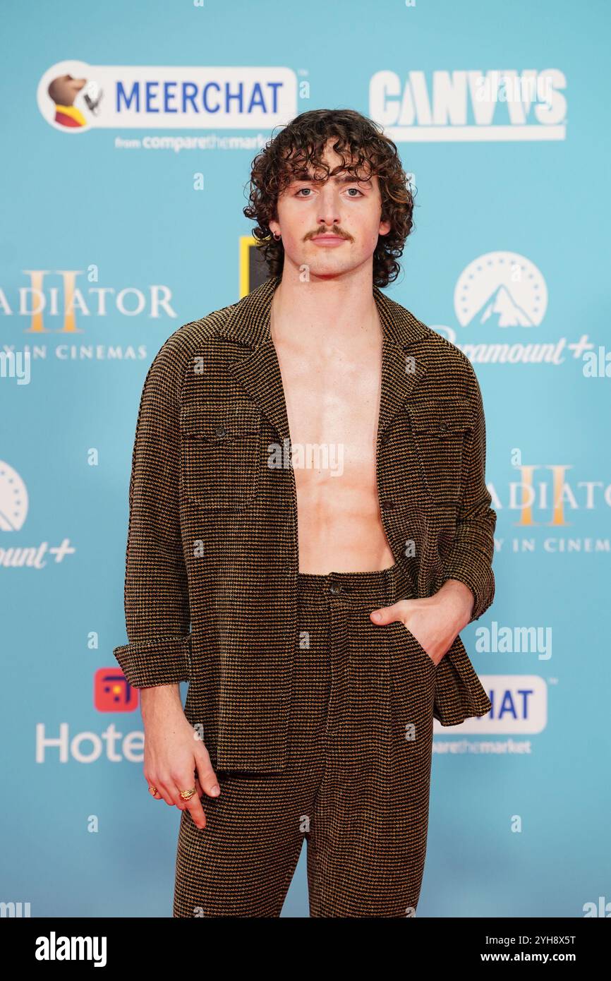 Benson Boone attending the MTV Europe Music Awards 2024 at the CoOp