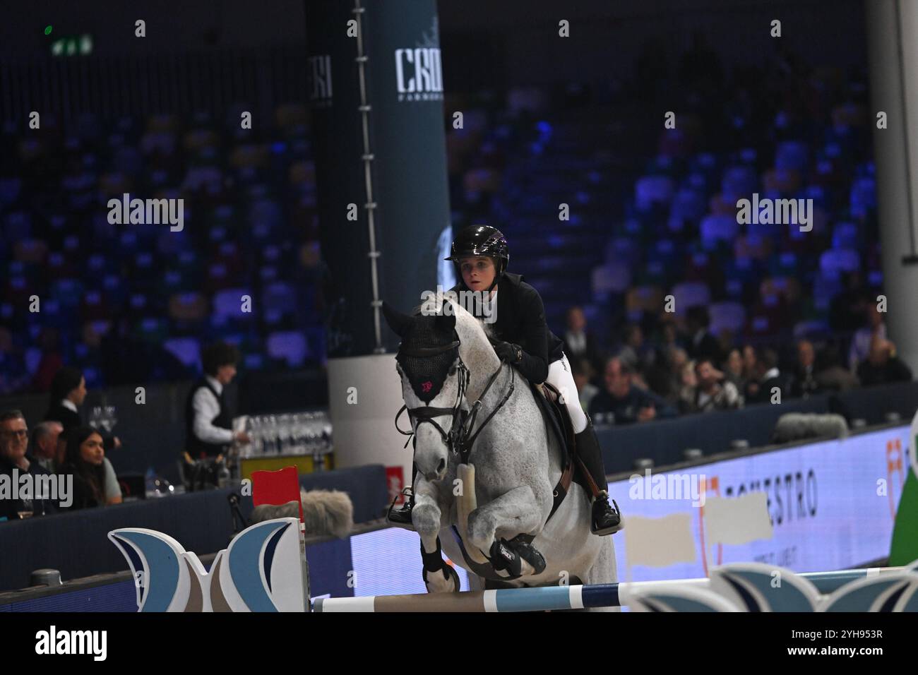 Fiera di Verona, Verona, Italy, November 08, 2024, 126 Horse Fair – Verona Italy - Longines FEI Jumping World Cup 2024-2025 presented by KASK, CSI5*-W Stock Photo