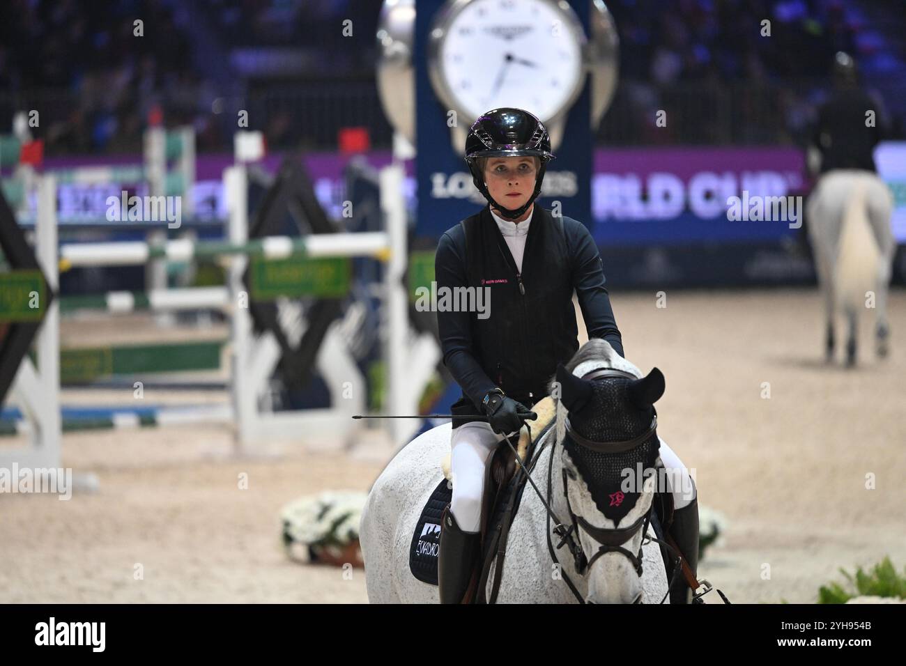Fiera di Verona, Verona, Italy, November 08, 2024, 126 Horse Fair – Verona Italy - Longines FEI Jumping World Cup 2024-2025 presented by KASK, CSI5*-W Stock Photo