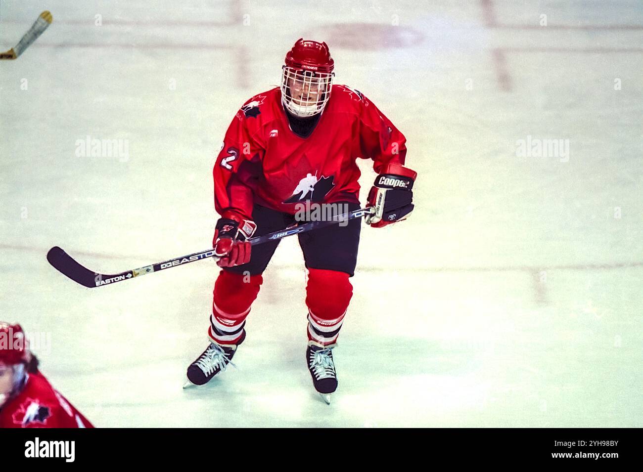 Hayley Wickenheiser (CAN) competing in 1997 Stock Photo