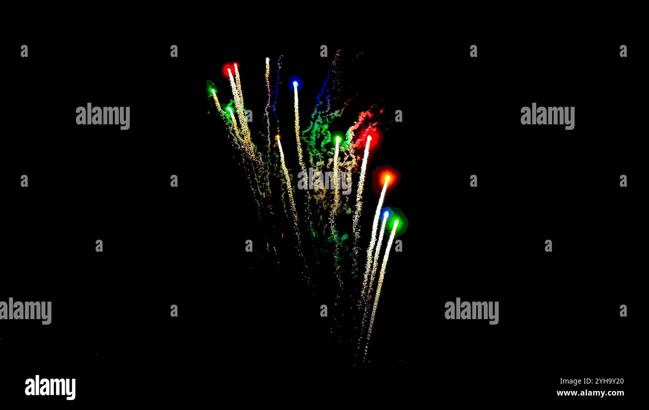 2024 Firework day Cornwall Stock Photo