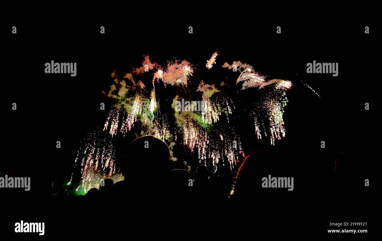 2024 Firework day Cornwall Stock Photo