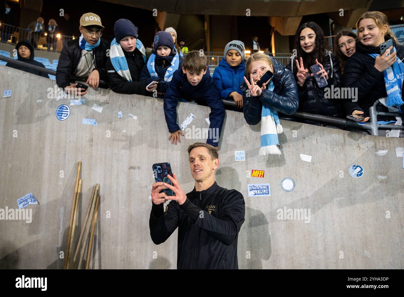 Malmoe, Sweden. 10th Nov, 2024. Soren Rieks of Malmoe FF seen after the Allsvenskan match between Malmoe FF and Brommapojkarna at Eleda Stadion in Malmoe Credit: Gonzales Photo/Alamy Live News Stock Photo