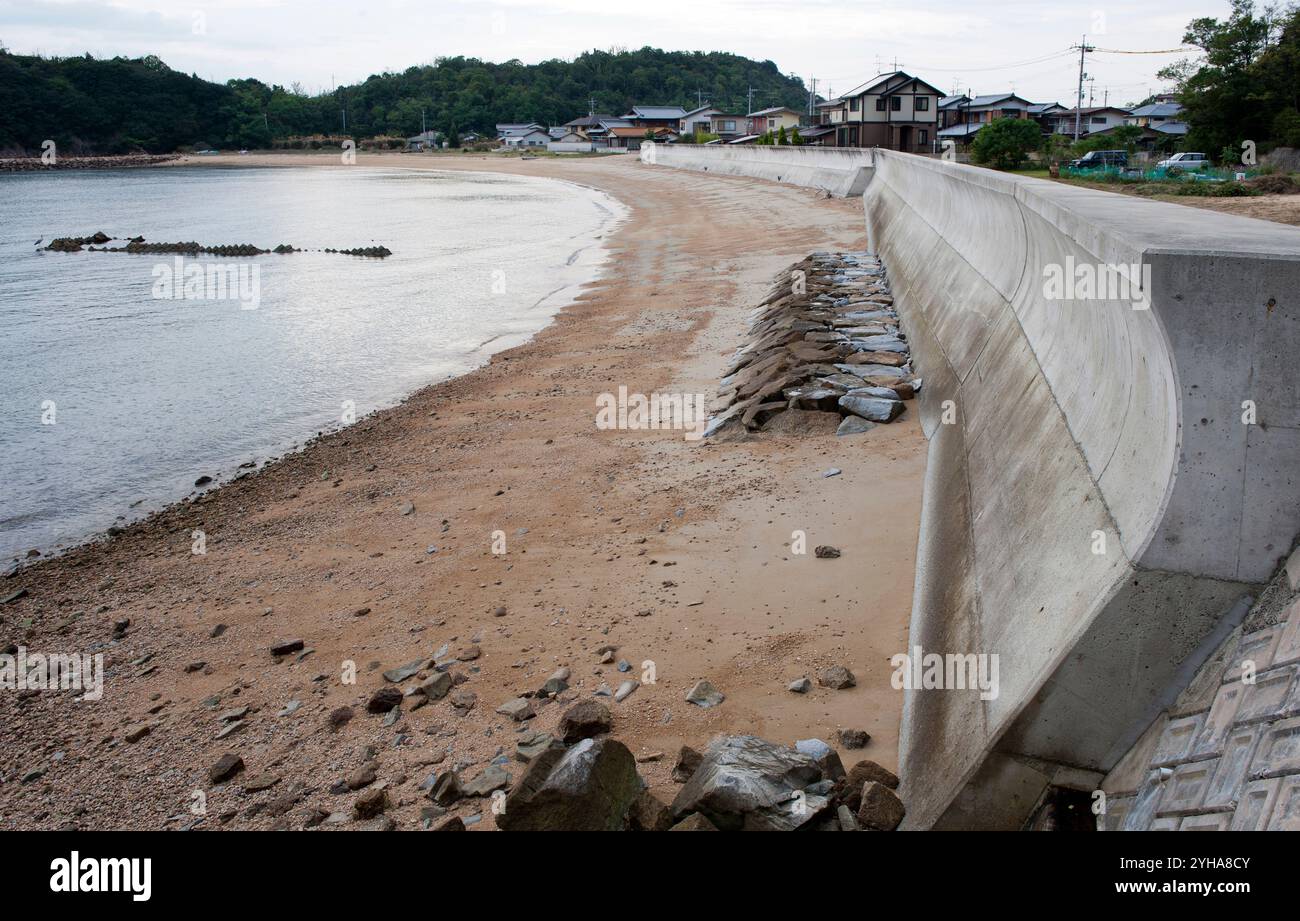 Tsunami japan wall
