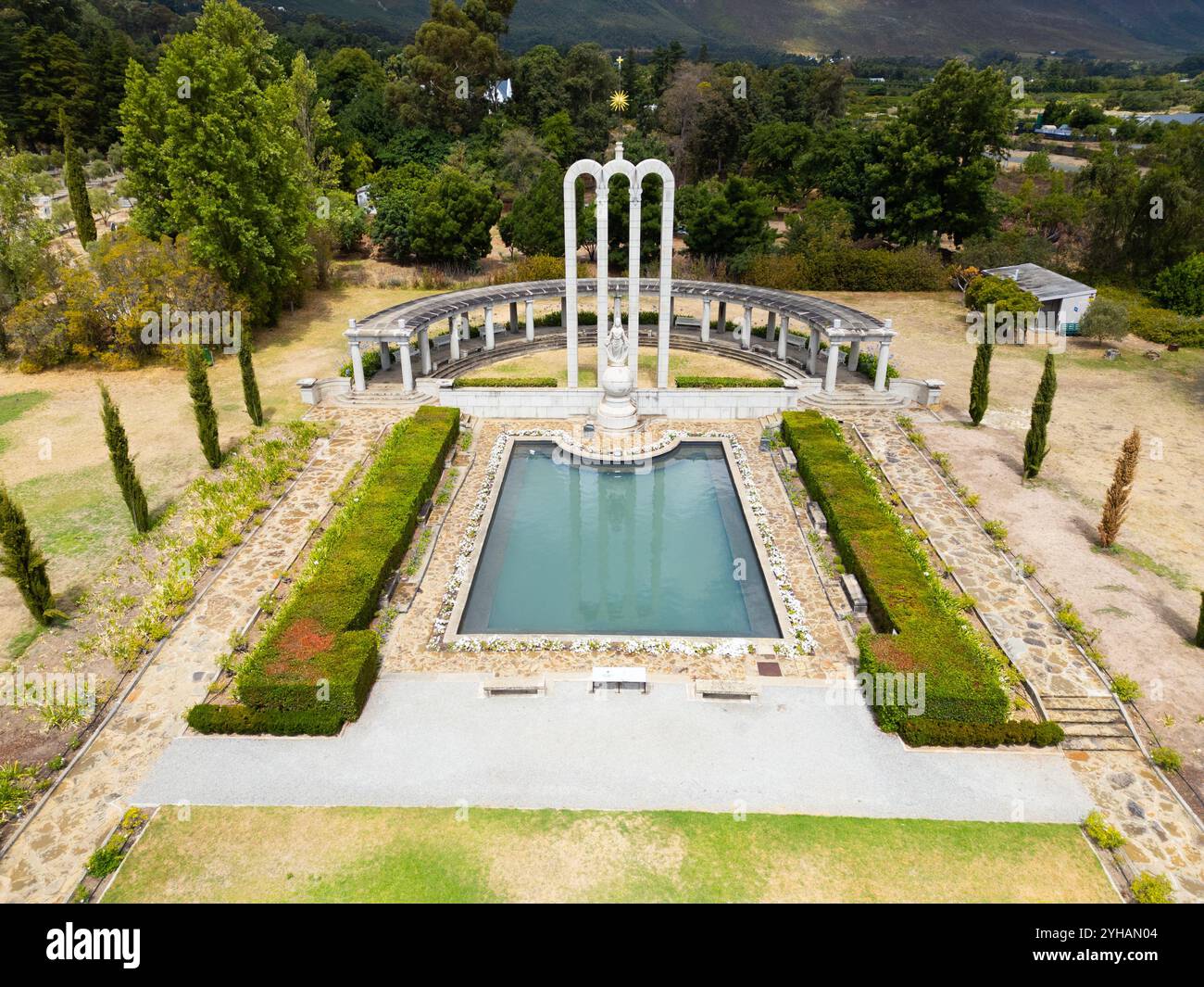 Huguenot Memorial Monument, Franschhoek, South Africa Stock Photo