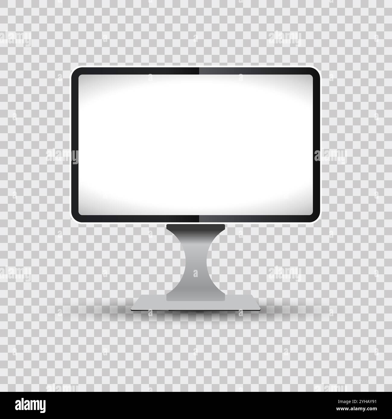 LED mockup in 3Ds of Realistic light box. Illuminated lightbox with ...