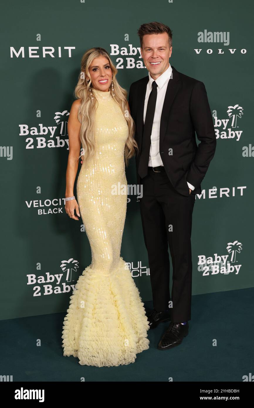 Los Angeles, USA. 10th Nov, 2024. Rebecca Zamolo and Matt Slays attends