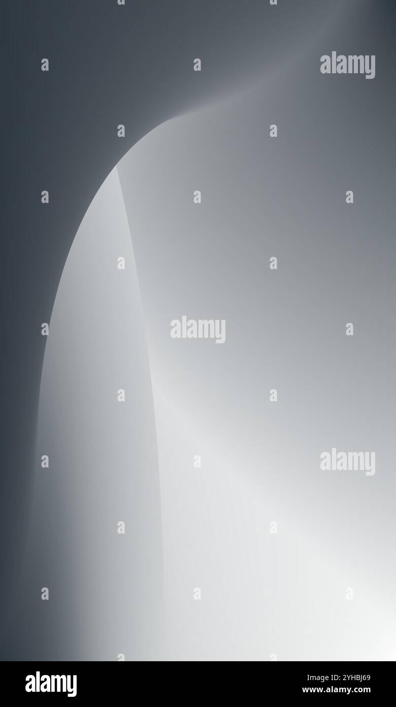 Light Gray tone mesh gradient abstract soft blur background Stock Vector