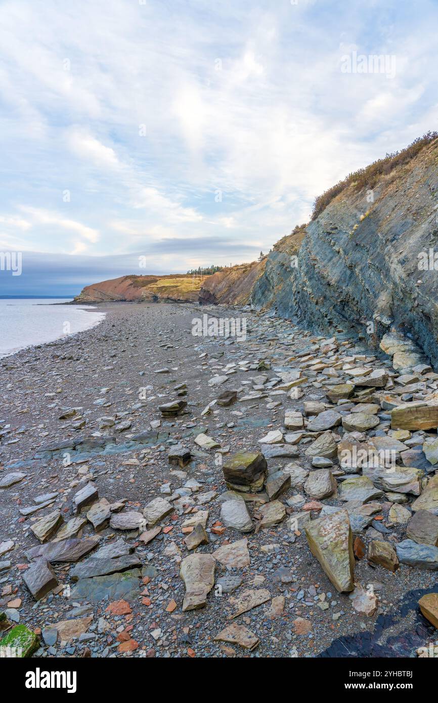 Canada cliffs beach coast hi-res stock photography and images - Alamy