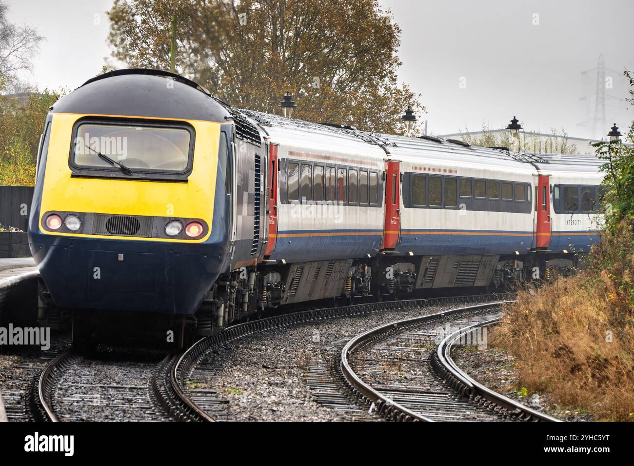 Project Rio Hst Mix Set Midland Mainline HST diesel train named Rio Warrior at Heywood station ...