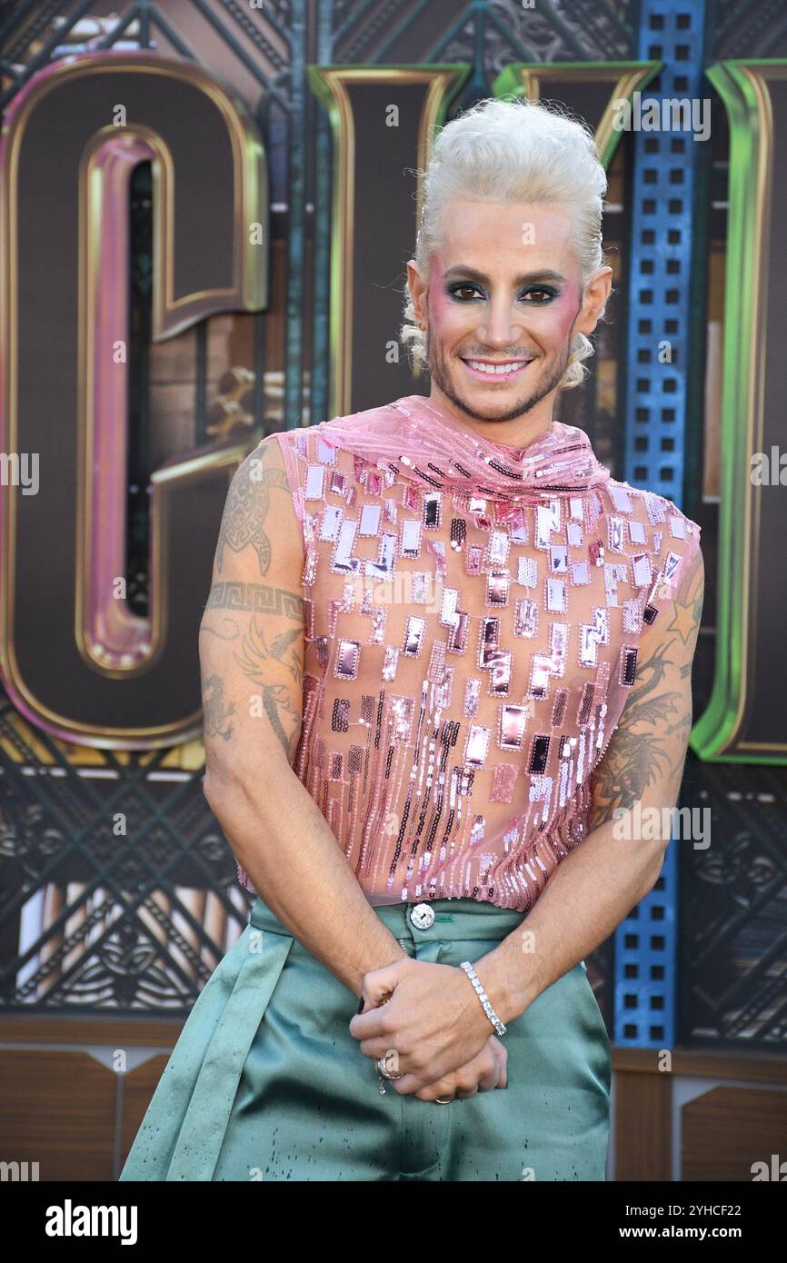 Los Angeles, California, USA 9th November 2024 Actor Frankie Grande ...