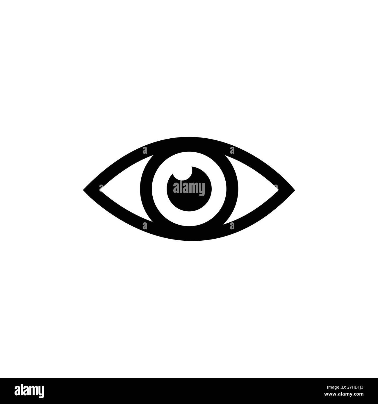 Human eye isolated outline icon hi-res stock photography and images - Alamy