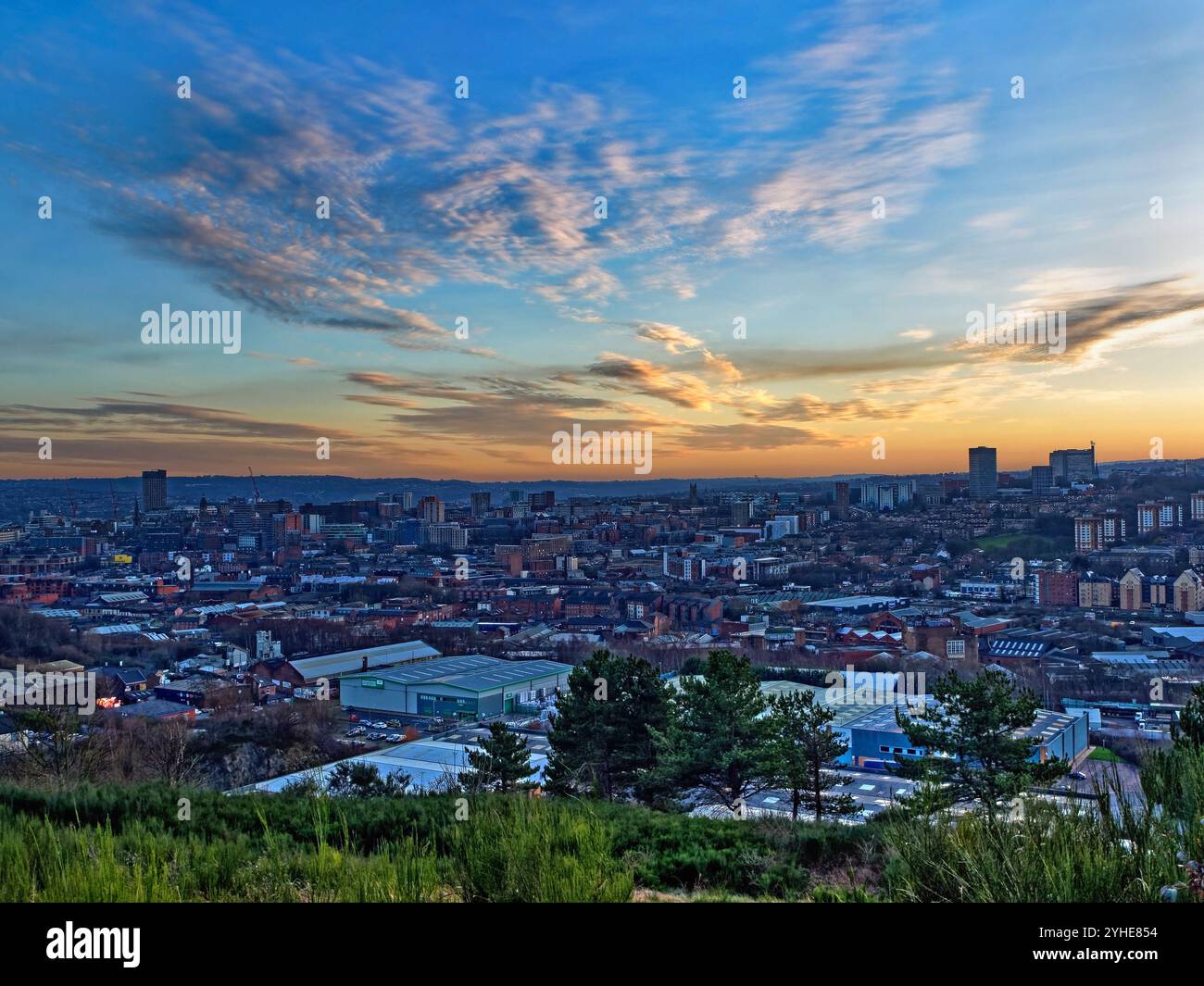 Sheffield skyline west bar hi-res stock photography and images - Alamy