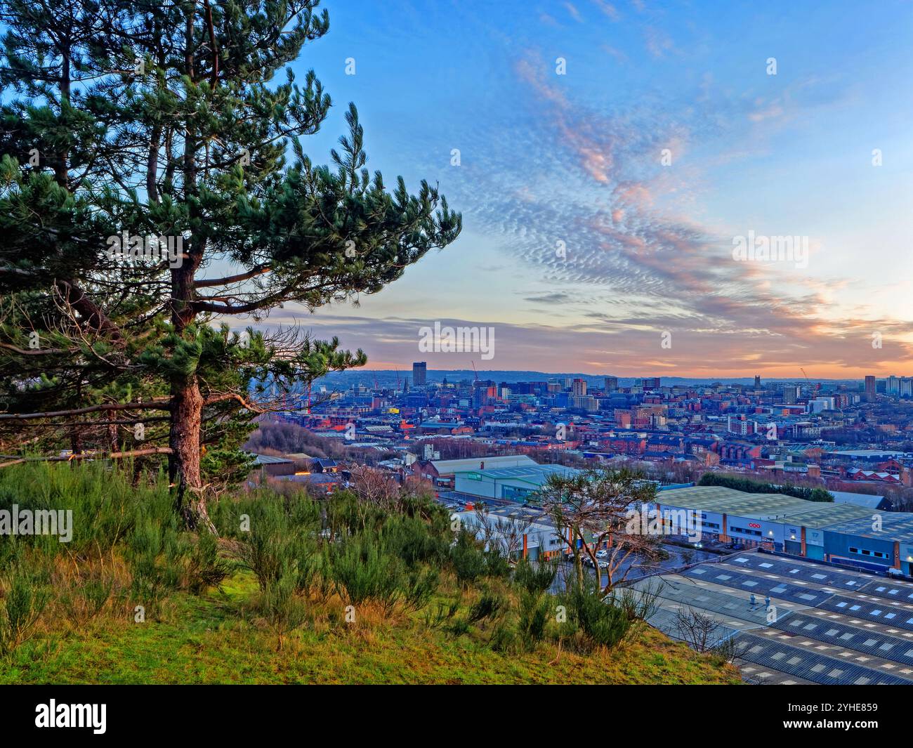 Sheffield skyline west bar hi-res stock photography and images - Alamy