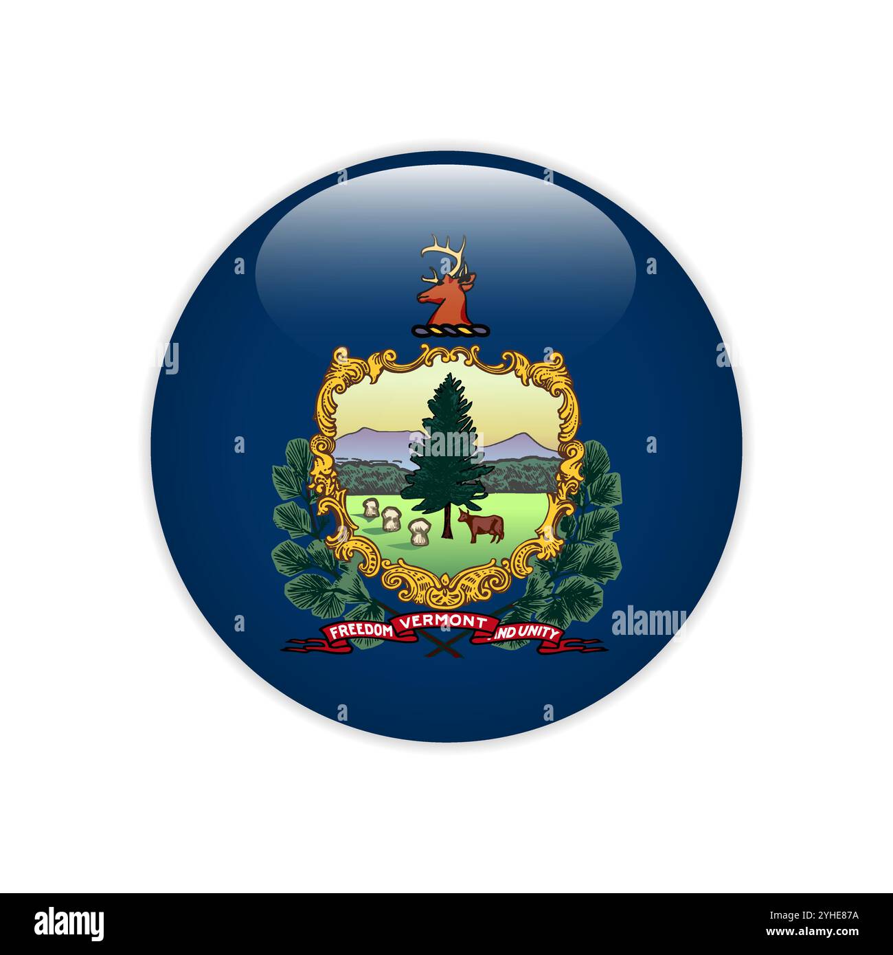 Vt Icon Vermont icon Stock Vector Images - Alamy