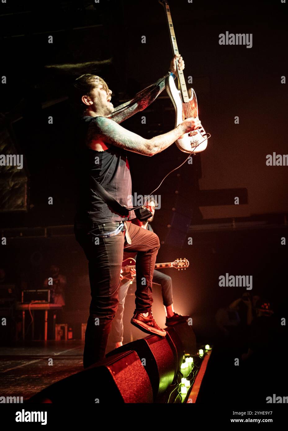 The Black Charade (My Chemical Romance tribute band) performing at O2 Academy Islington, London © Clarissa Debenham (Film Free Photography) / Alamy Stock Photo