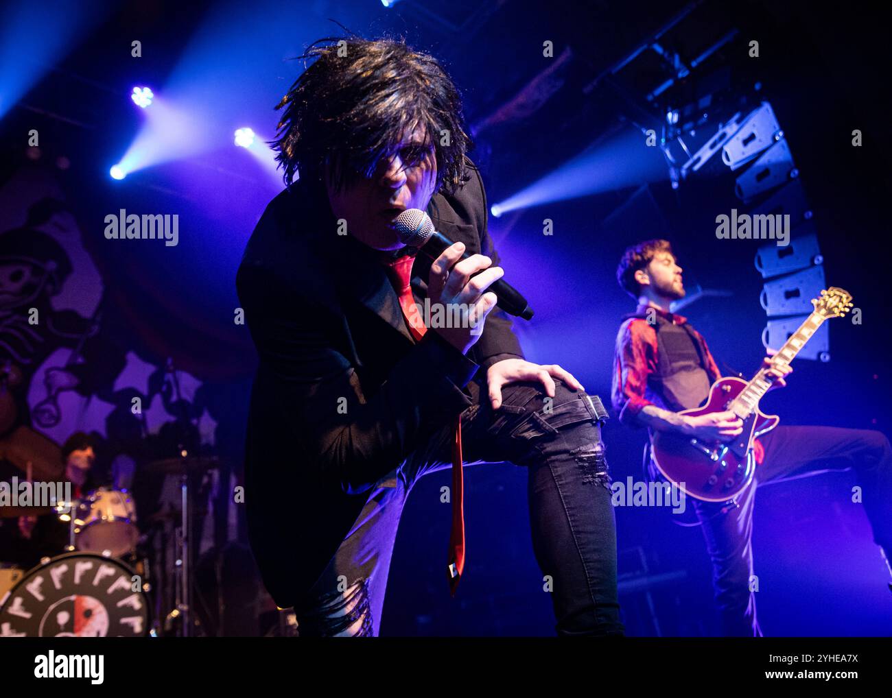 The Black Charade (My Chemical Romance tribute band) performing at O2 Academy Islington, London © Clarissa Debenham (Film Free Photography) / Alamy Stock Photo