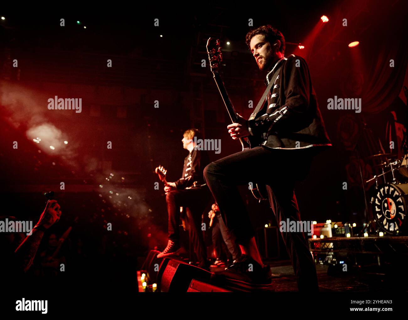 The Black Charade (My Chemical Romance tribute band) performing at O2 Academy Islington, London © Clarissa Debenham (Film Free Photography) / Alamy Stock Photo