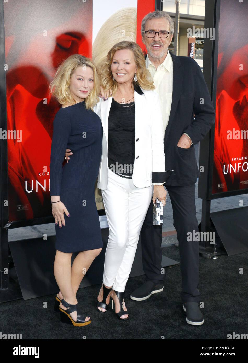 Breien Rousel Cheryl Ladd, Brian Russell and Jordan Ladd at the Los Angeles premiere ...