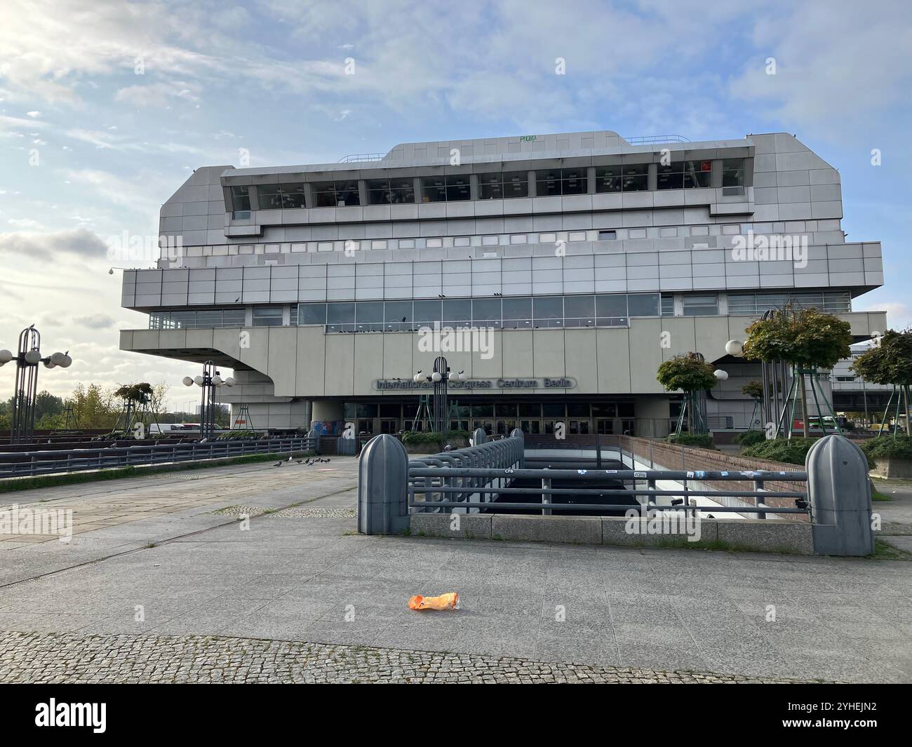 The ICC (Internationales Congress Centrum) in Berlin. Westend, Charlottenburg-Wilmersdorf, Berlin, Germany. 5th October 2023. - Smartphone Captured Stock Image
