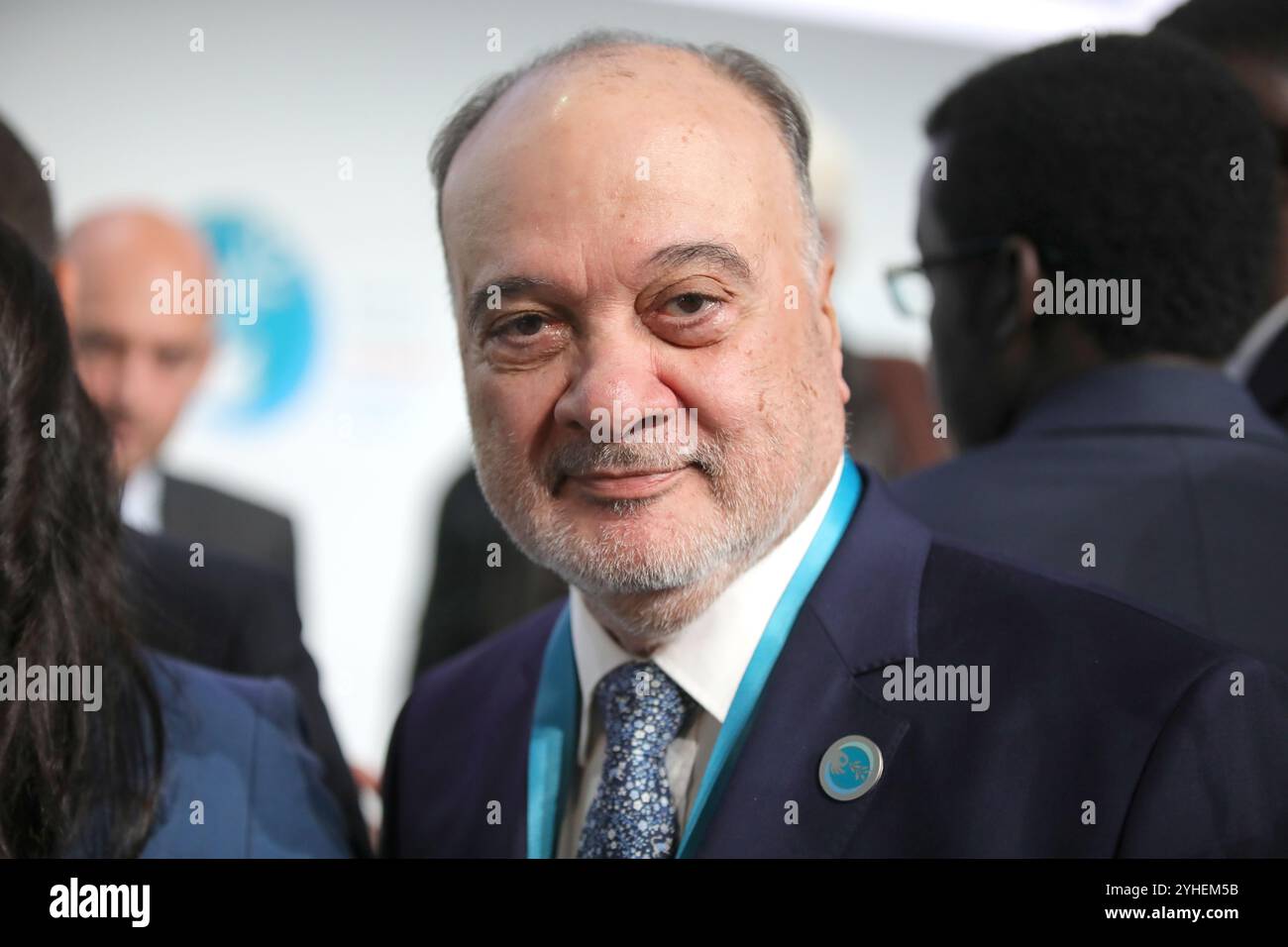 Paris, France on 11 November 2024, Paris Peace Forum, Nasser Al-Qidwa, former Palestinian Minister of Foreign Affairs. François Loock/Alamy Live News Stock Photo