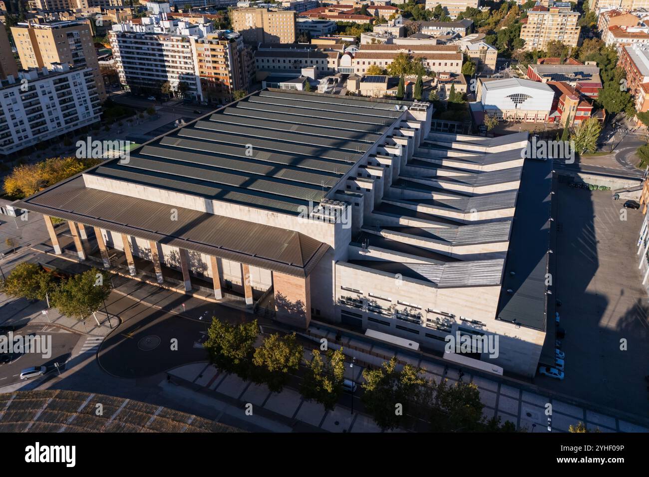 Aerial View Of The Zaragoza Auditorium Officially The Princess Leonor Aerial View Of The Zaragoza Auditorium Officially The Princess Leonor
