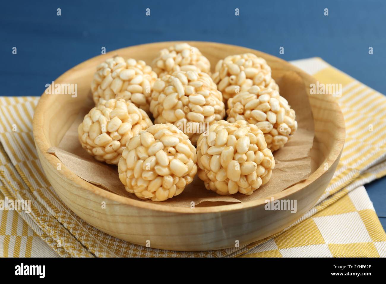 Tuffed Rice Ball Puffed rice laddu hi-res stock photography and images - Alamy