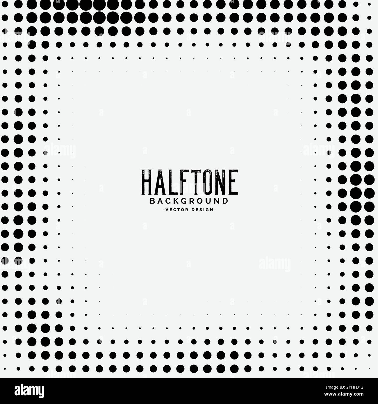 halftone dots background design vector Stock Vector Image & Art - Alamy