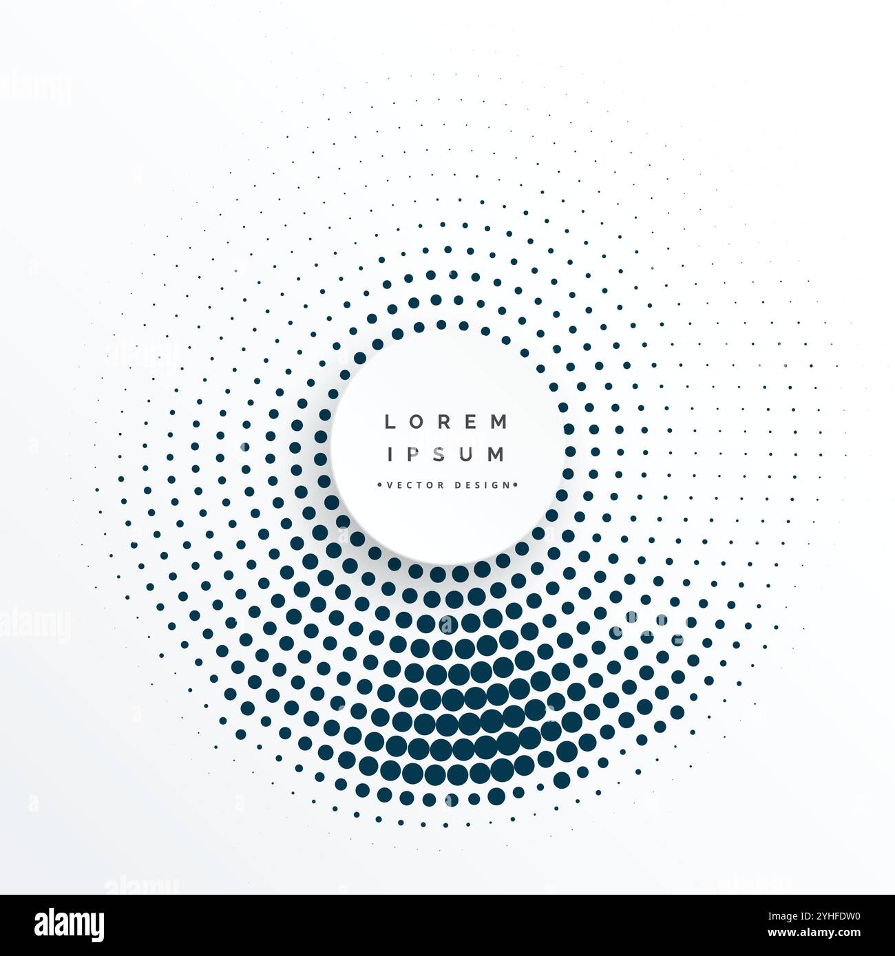 halftone circles abstract background design vector illustration Stock ...