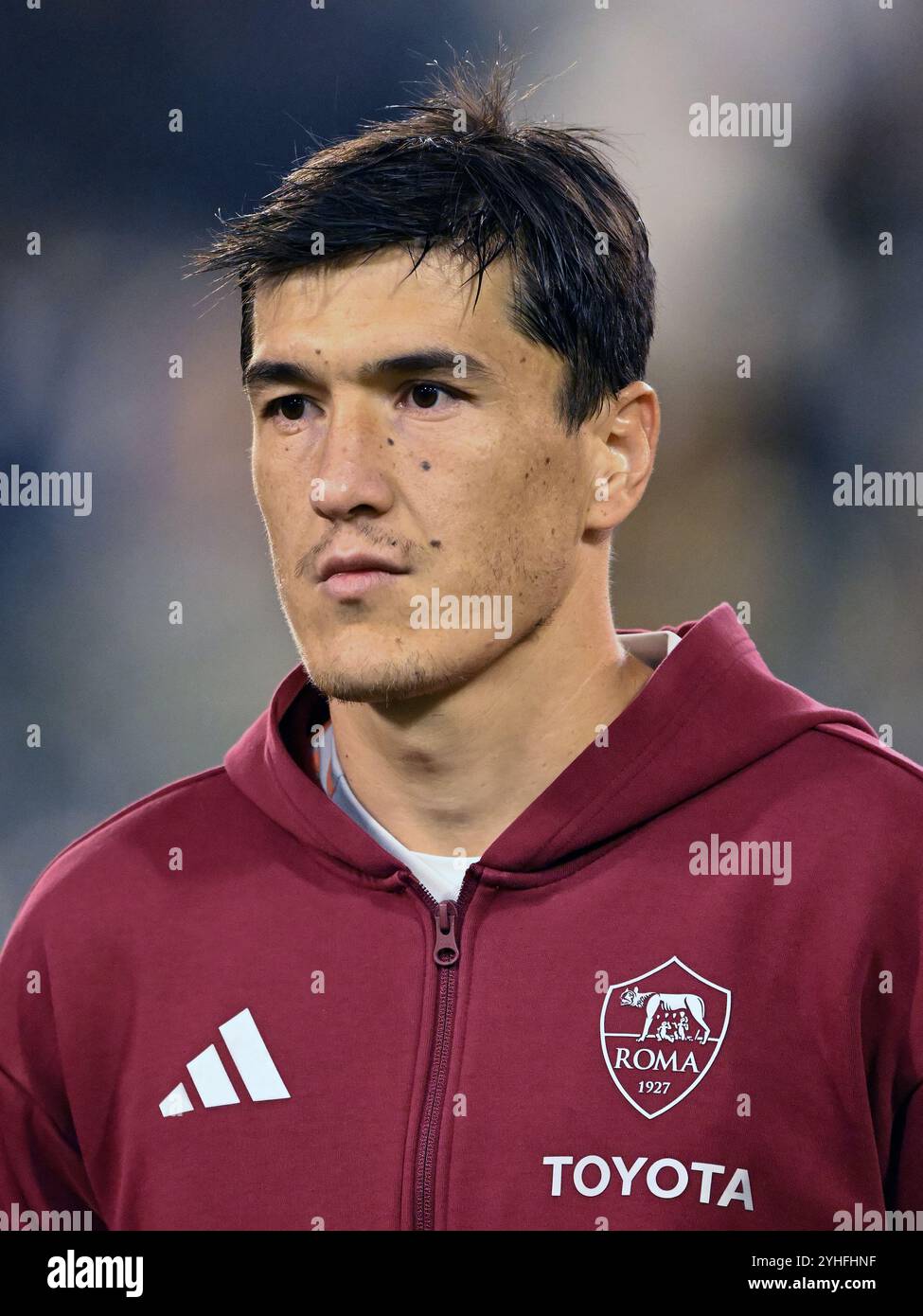 BRUSSELS - Eldor Shomurodov of AS Roma during the UEFA Europa League ...