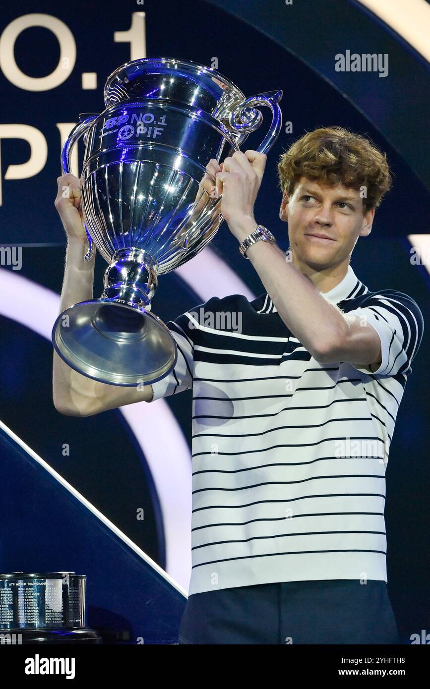 Jannik sinner atp finals 2024 turin hires stock photography and images
