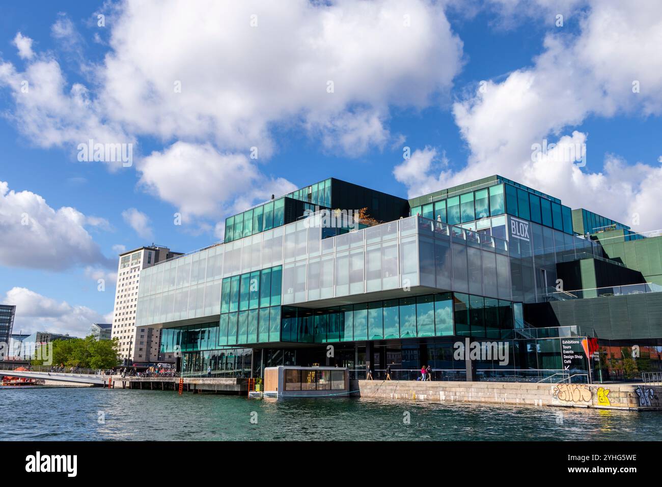 BLOX, a national and international gathering place that engages people in architecture, design and sustainable development. Danish Architecture centre Stock Photo